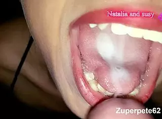 Latina Stepsister Susy Sucks Dick Hard Cumshot