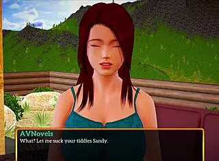 exploring my new family in anime style