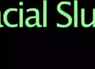 Model Receives Facial In Bukkake Scene