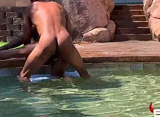 Avery Jane Gets Fucked Hard In The Pool With Monster Cock Assfucking