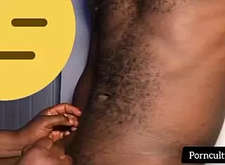 In this homemade scene, a big black cock gets blown and fucked wet.