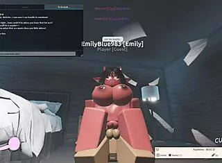 roblox whore gets bent over for doggystyle missionary.
