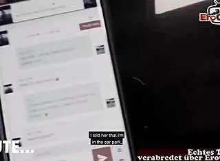 german teen fucked in parking garage 😏