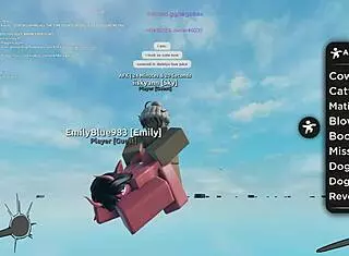 roblox whore gets bent over for doggystyle missionary.