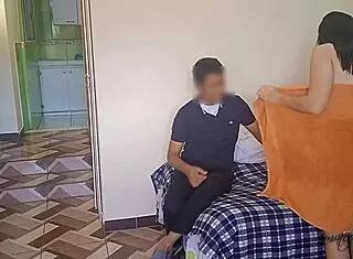 Amateur Wife Teases Gay Friend With Underwear