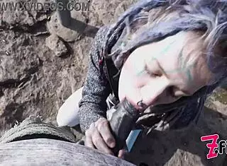 Caught In Wild Public Sex On Ruins!