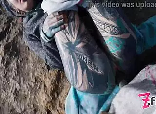 Caught In Wild Public Sex On Ruins!