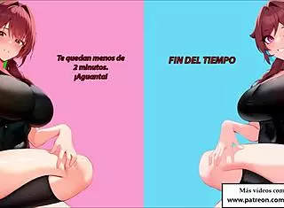 joi - el juego del calamar segunda prueba de masturbación, wanna jerk off to hentai anime contest instructions?