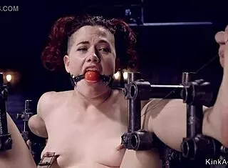 Redhead Slave Bound And Spanked Roughly!