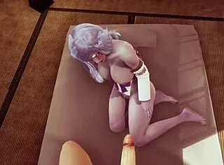 This young Kaguya hentai anime features intense 3D sex scenes