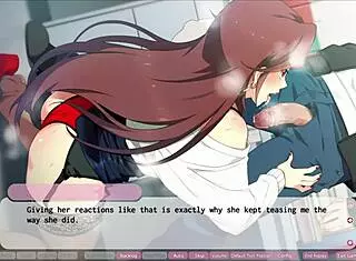 ero voice part eleven explores anime characters in a game setting with subtle interactions