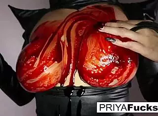 damn, indian milf priya rai teases for halloween!