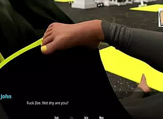 Why is Zoe such a tease in this hentai scene with big tits?