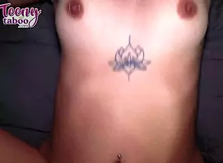 Brunette Kiana Kumani Enjoys A Quickie On The Bed