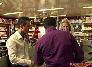 i stealing eurobabe double penetrated in store, oh gosh
