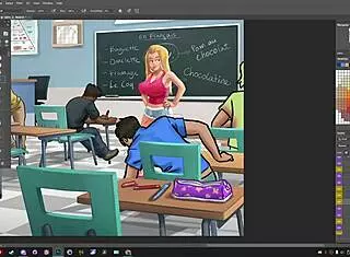 Darkcookie's Emotional Summertime Saga Erotic Game Session on Picarto