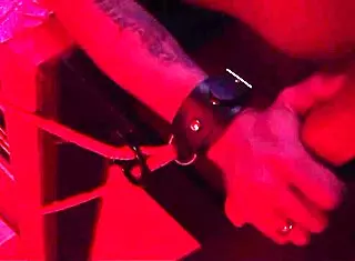 Sexy blonde dom interacts with her partner