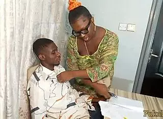 My client's big boobs wife says, Seduce me in the office