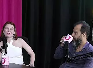 Reh Queen in sheer red swings wild in non-monogamous Brazilian group