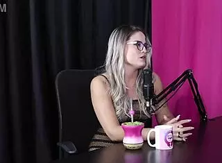 Reh Queen in sheer red swings wild in non-monogamous Brazilian group