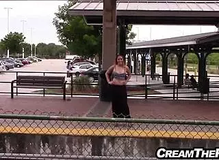 can you believe this curvy teen 18+ got creampied by huge cock?