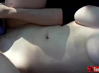 Masturbate To Orgasm In Car With Deepthroat