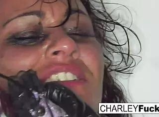Charley Chase Begs For Whipping And Hardcore Action