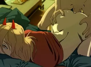 power and denji in this hentai scene by momotdart