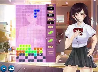 Gamer girls in hentai anime