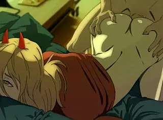 power and denji in this hentai scene by momotdart