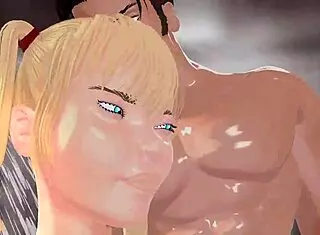 Training day with Shiro and Hotene in 3D anime