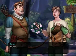 I see Boriss cock gettin harder after big boobs Myrtle shows in sexy lingerie