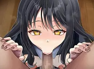 动漫风学妹口交 卡通吹箫