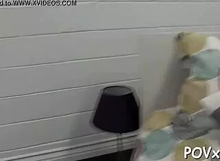 Teen gets rough pov fuck