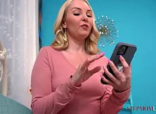 Blonde stepmom Aaliyah Love gets fucked hard in the pussy by big dick Anthony Pierce