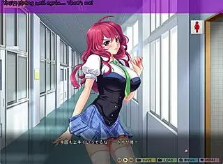 What happens in Saimin Class Ahegao Scene 1?