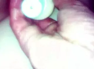 fucking my girlfriend's wet pussy with vibrator
