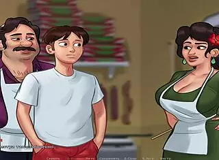 In Summertime Saga, big mature Mexican ass shines in episode 1-43