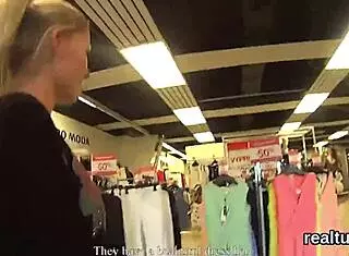 Stellar Czech Chick Seduced In Shopping Centre With Clothes Ripped And Anal Assfucking