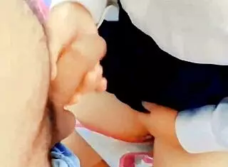 Passionate Encounter with Mexican Teen in Slut Uniform Tight Pussy Destroyed After School