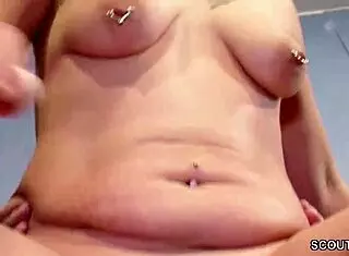 German Couple Catches Step Sister Masturbating And Joins In