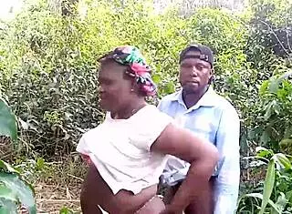 Two Lovers Caught Fucking In The Bush On Sunday