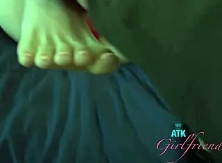 amateur blond babe emma sirus has panties taken off, gets eaten out and creams in pov gfe