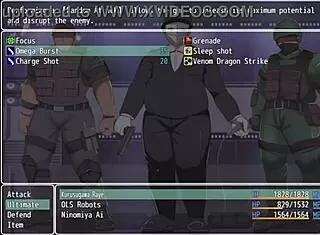 The base chief is eager to fuck the protagonist and her friend in living fleshlight strike squad part 3! 🔥