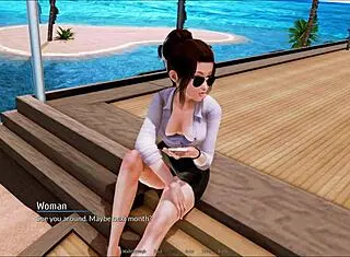 Exploring the harem hotel in room 305 during a game