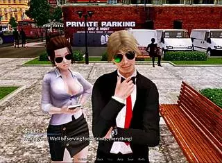 Exploring the harem hotel in room 305 during a game