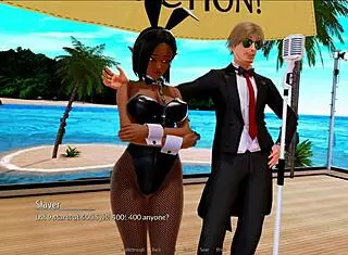 Exploring the harem hotel in room 305 during a game