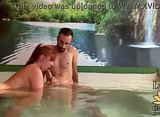 followed a hot stranger in the jacuzzi 😏 big cock action everywhere!