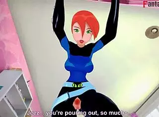 gwen tennyson fucks in front of mirror pov fantasy!