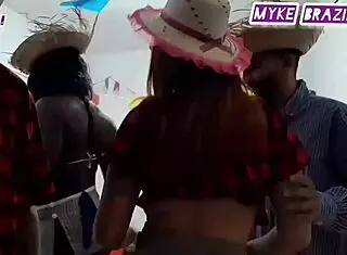 Feeling The Passion In This Wild Sao Joao Party With Fernanda And Nicole